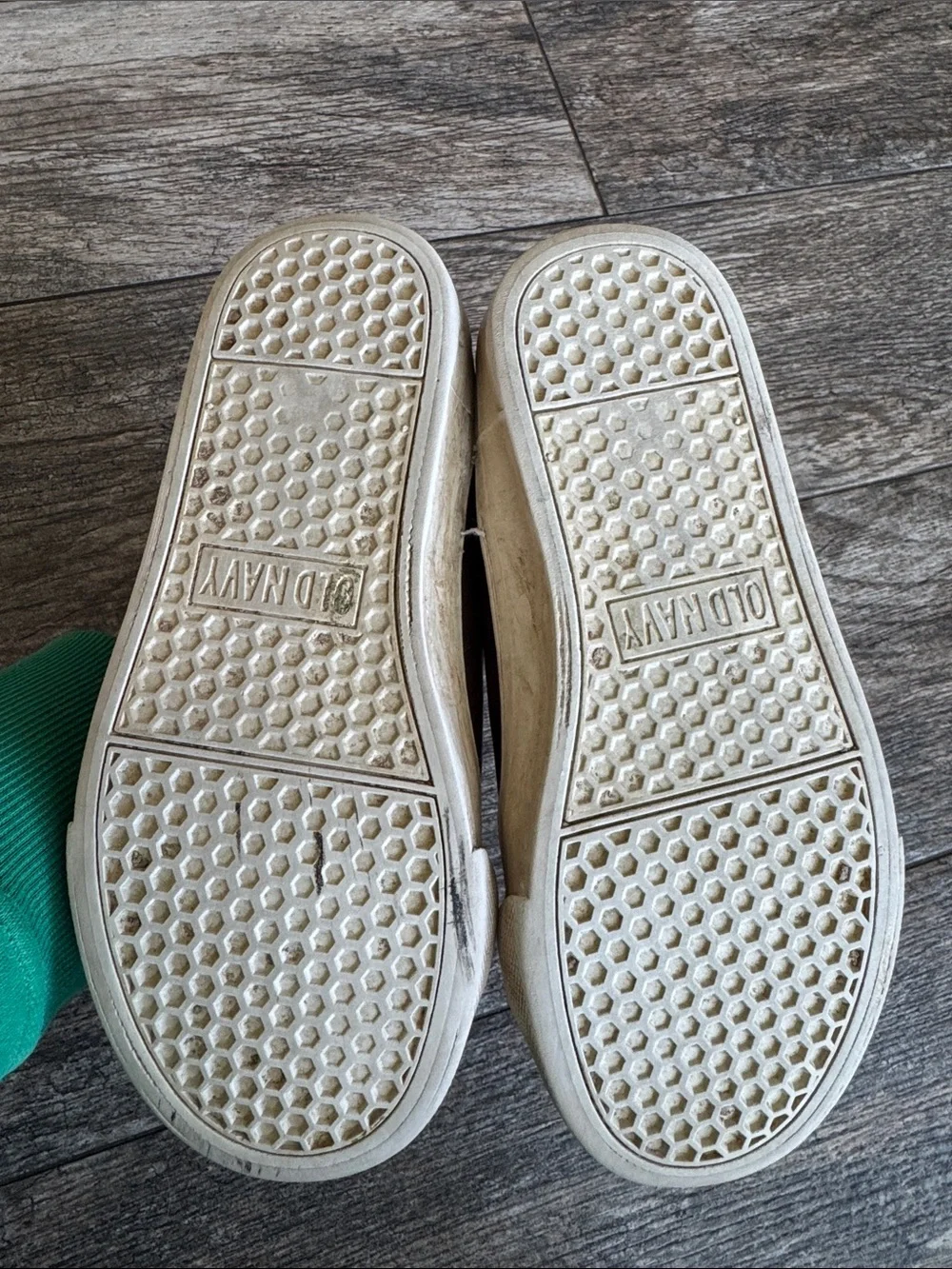 Old Navy Brown Lace-Up Casual Sneakers with Cream Soles